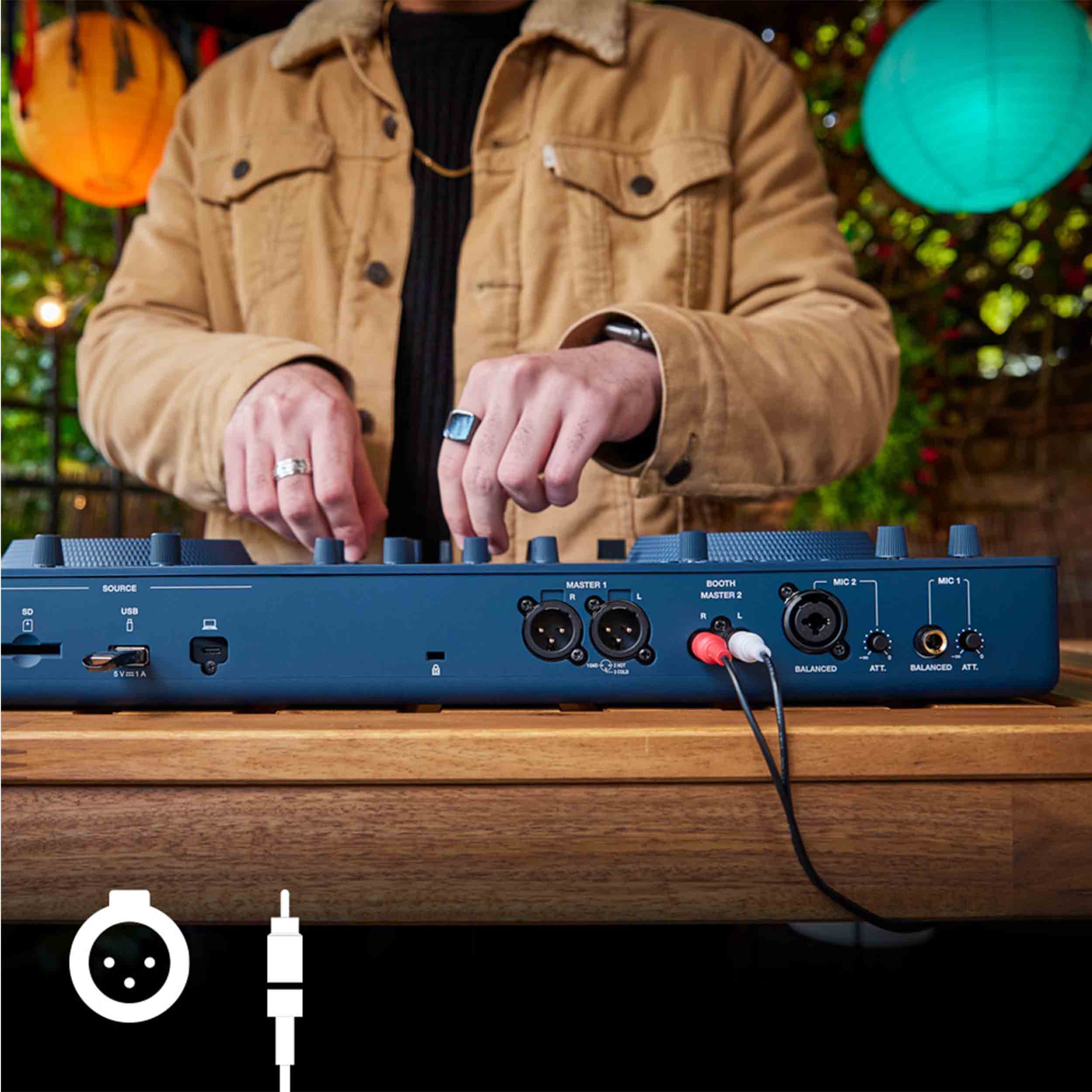 Pioneer DJ AlphaTheta Omnis-Duo, Portable All-In-One DJ System 2-ch DJ Controller