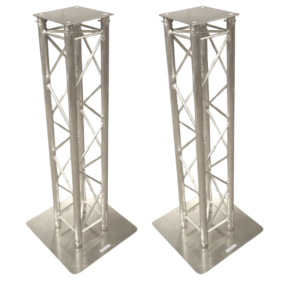 2 x Lightspace Truss Podium Totem 1M DJ Disco Wedding Moving Head Stand