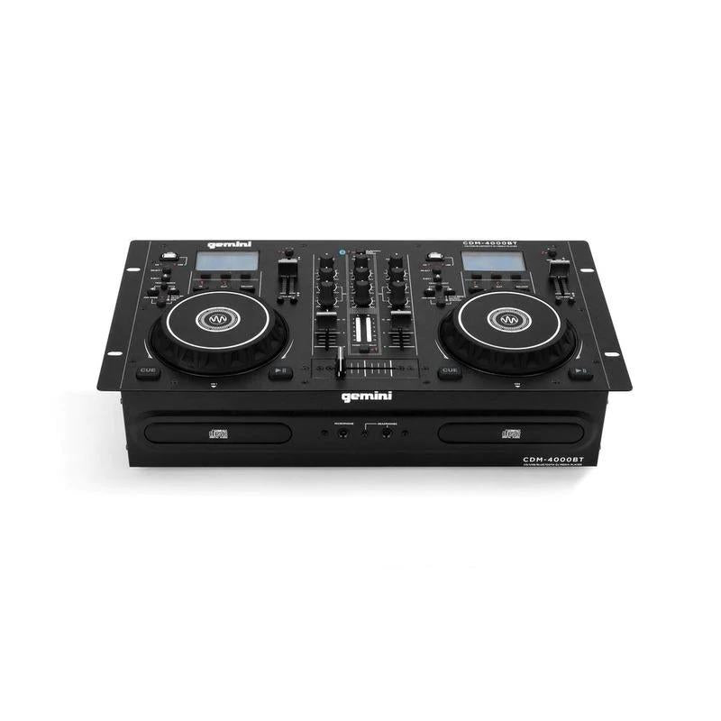 Gemini Sound CDM-4000BT Dual CD Player Bluetooth Disco DJ Sound System