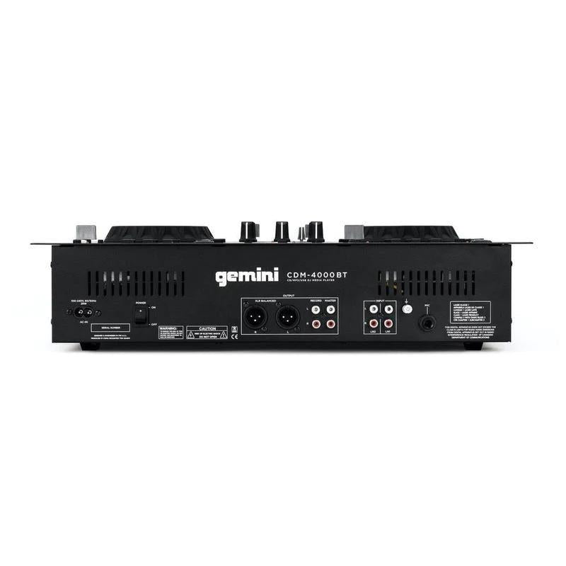 Gemini Sound CDM-4000BT Dual CD Player Bluetooth Disco DJ Sound System