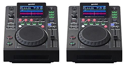 2x Gemini MDJ-600 Professional DJ Controller