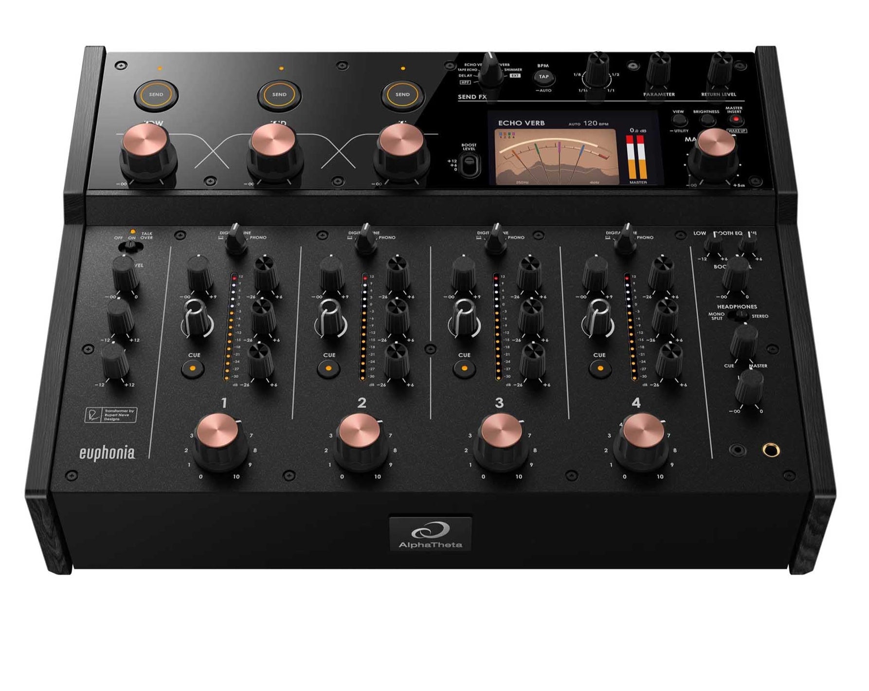 Pioneer DJ AlphaTheta 4-Channel Pro Rotary Mixer - Euphonia