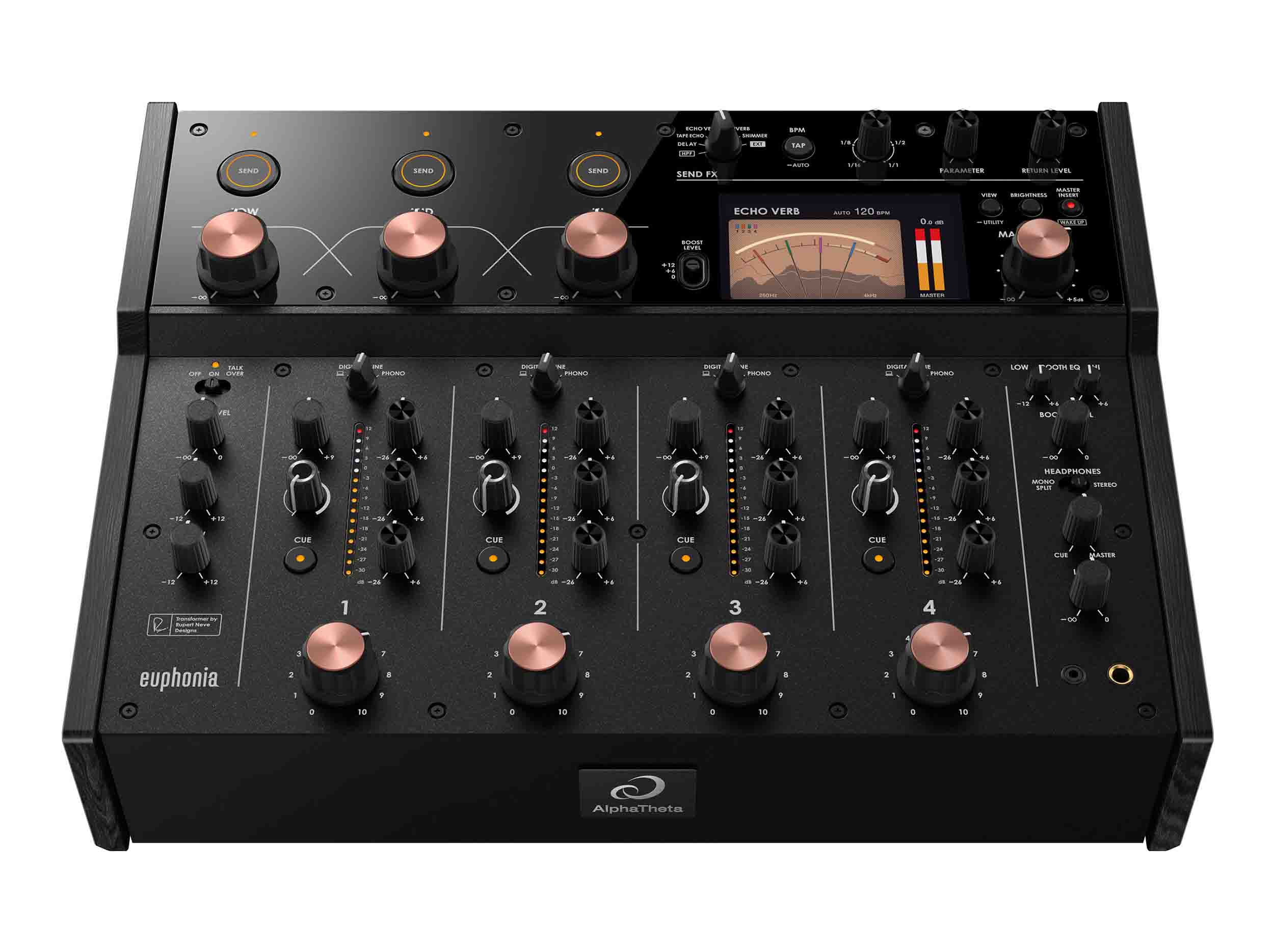 B-Stock: Pioneer DJ AlphaTheta 4-Channel Pro Rotary Mixer - Euphonia