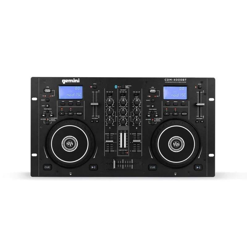 Gemini Sound CDM-4000BT Dual CD Player Bluetooth Disco DJ Sound System
